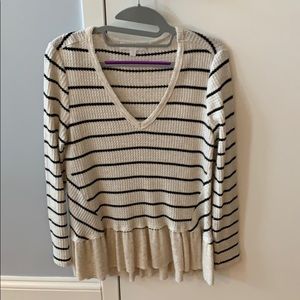 Striped Anthropologie long sleeve